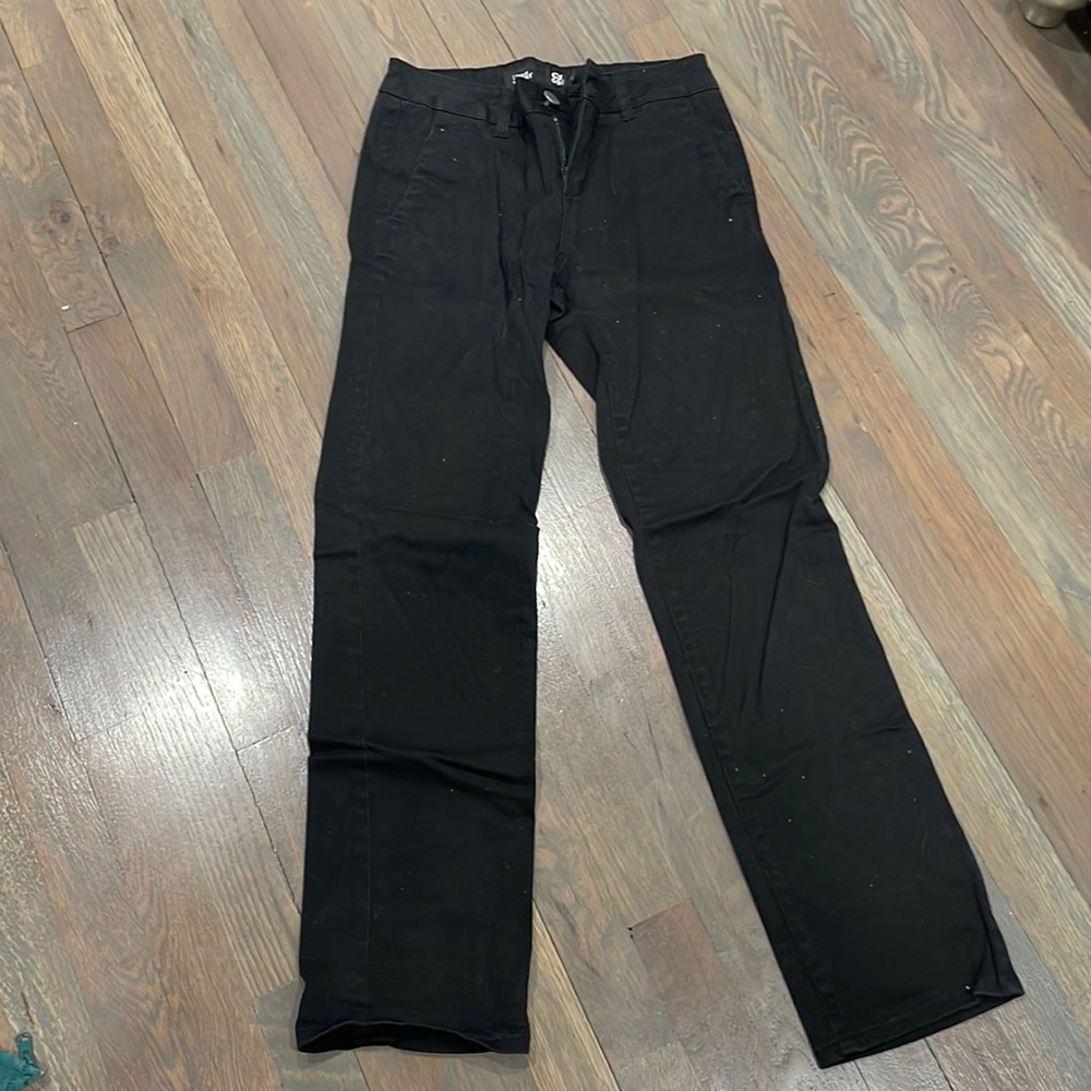 Black cargo pants